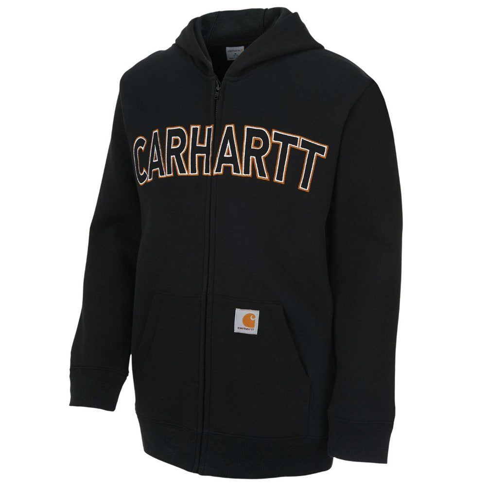 Carhartt Boys' Zip-up Hooded Long Sleeve Sweatshirt